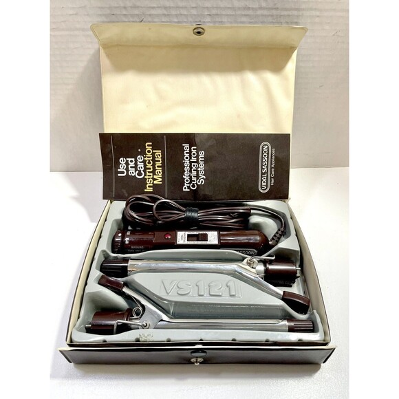 Vintage Vidal Sassoon®️ Professional Mini Max Curling Iron System/ Kit VS121 - Picture 5 of 9